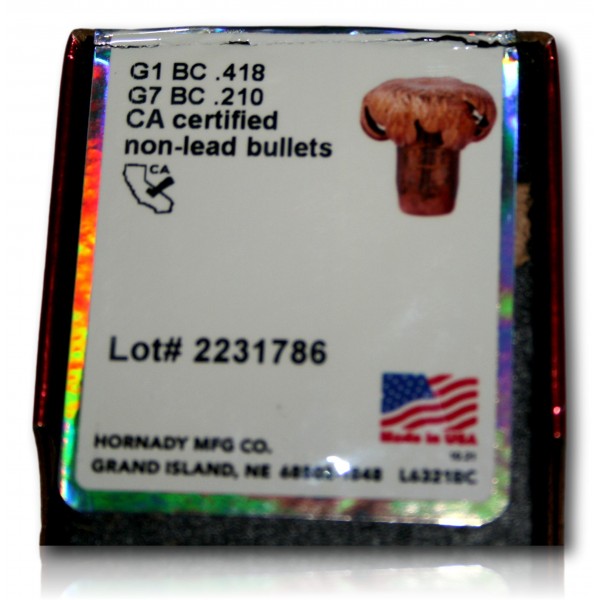 OGIVE HORNADY CAL 30 150 GR CX BTE 50 303704