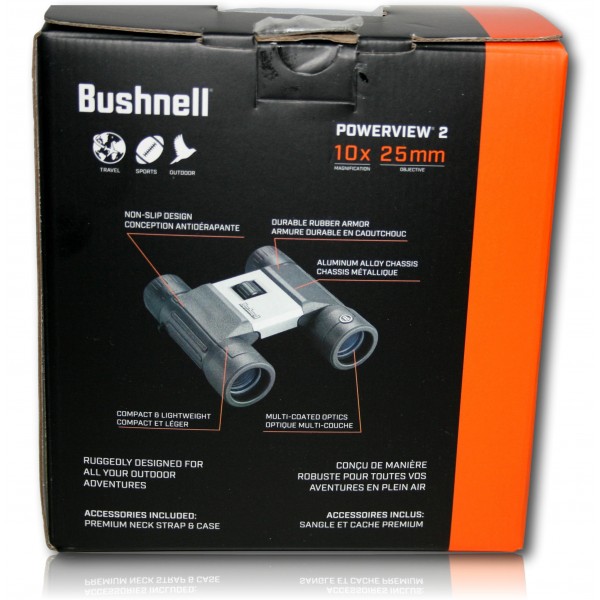 JUMELLE bushnell powerview 2 compact 10x25