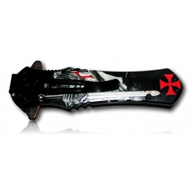COUTEAU THIRD TEMPLIER ALUMINIUM 11,5CM INOX
