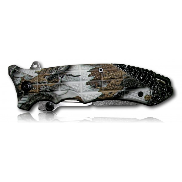 COUTEAU THIRD ABS CAMOUFLE 12CM INOX + ETUI