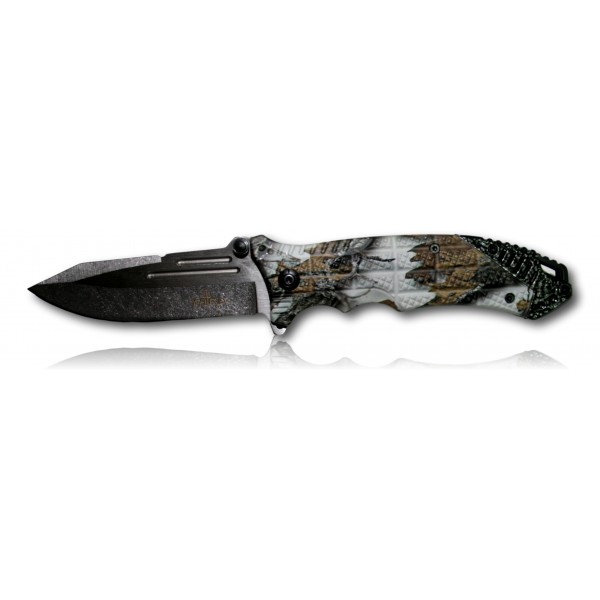 COUTEAU THIRD ABS CAMOUFLE 12CM INOX + ETUI