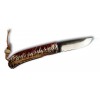 COUTEAU CITADEL FIDEL POMME DE PIN ROUGE/BLANC