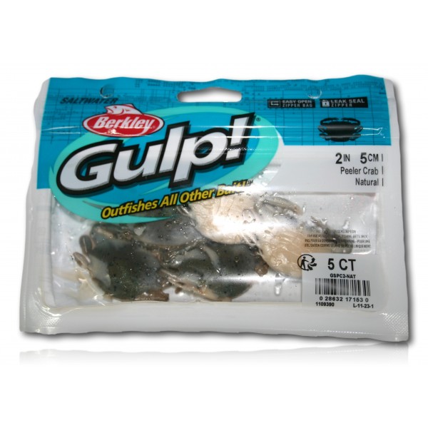 LEURRE BERKLEY IMITATION CRABE NATUREL AVEC ATTRACTANT