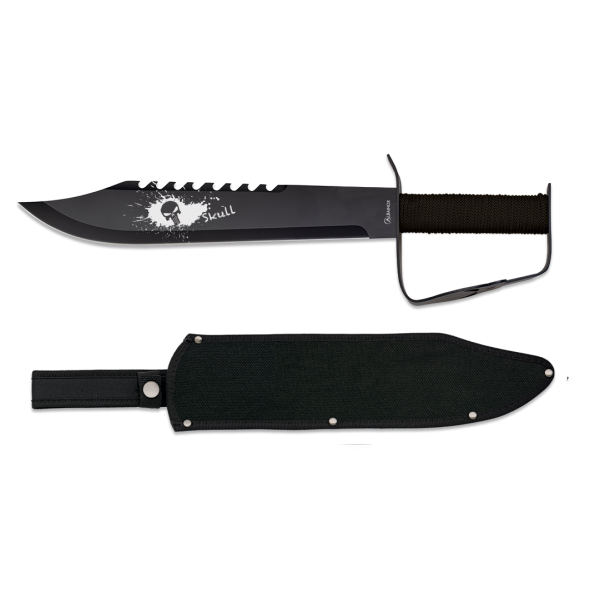 COUTEAU TACTIQUE ALBAINOX TETE DE MORT 32560