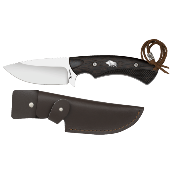 COUTEAU CHASSE SANGLIER. HOUSSE CUIR 32644