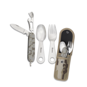 SET COUVERTS CAMPING MULTICAM ARIDO 33045
