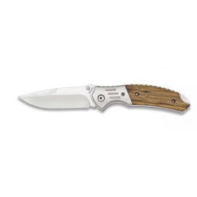 COUTEAU PLIANT CHASSE BLOCAGE ZEBRA 18518 LAME DE 8.5 CM