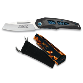 COUTEAU PLIANT TOKISU. ACIER D2/ROULEMENTS CNC LAME 8.5 CM 18714