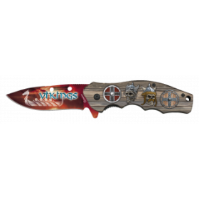 COUTEAU PLIANT ALBAINOX VIKINGS. CLIP 18820