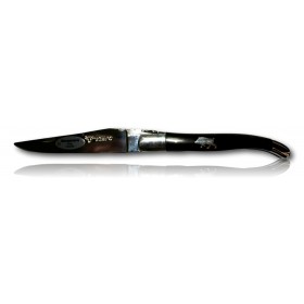 COUTEAU LAGUIOLE EN AUBRAC RF SANGLIER ETEIN/EBENE