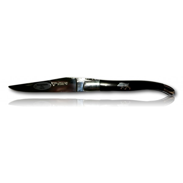 COUTEAU LAGUIOLE EN AUBRAC RF SANGLIER ETEIN/EBENE