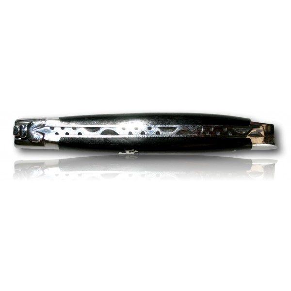 COUTEAU LAGUIOLE EN AUBRAC RF BECASSE ETEIN/EBENE