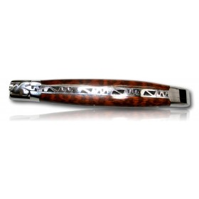 COUTEAU LAGUIOLE EN AUBRAC 12CM AMOURETTE