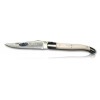 COUTEAU LAGUIOLE EN AUBRAC 12CM INOX 2 MITRES OS DE VACHE