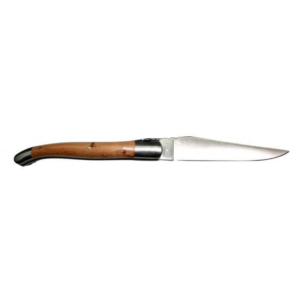 COUTEAU LAGUIOLE EN AUBRAC 12CM INOX 2 MITRES GENEVRIER