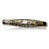 COUTEAU LAGUIOLE EN AUBRAC 12CM INOX 2 MITRES PAILLETES DOREE