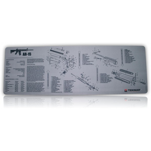TAPIS DEMONTAGE AR15 GRIS