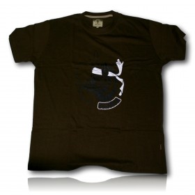 Percussion T-Shirt kaki Wild board corsica