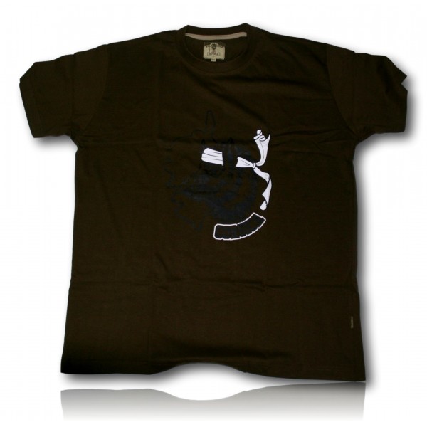 Percussion T-Shirt kaki Wild board corsica