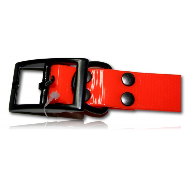 COLLIER CLIP RAPIDE BIOTHANE ORANGE 600X25X2.6CM