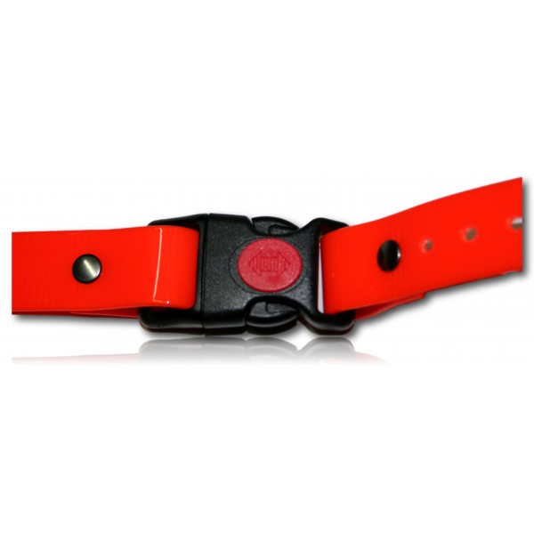 COLLIER CLIP RAPIDE BIOTHANE ORANGE 600X25X2.6CM