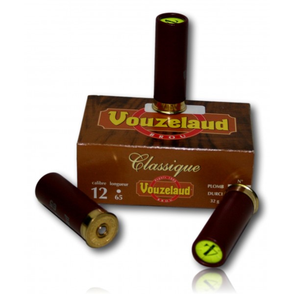 CARTOUCHE VOUZELAND CLASSIQUE CAL. 12/65 BOURRE JUPE