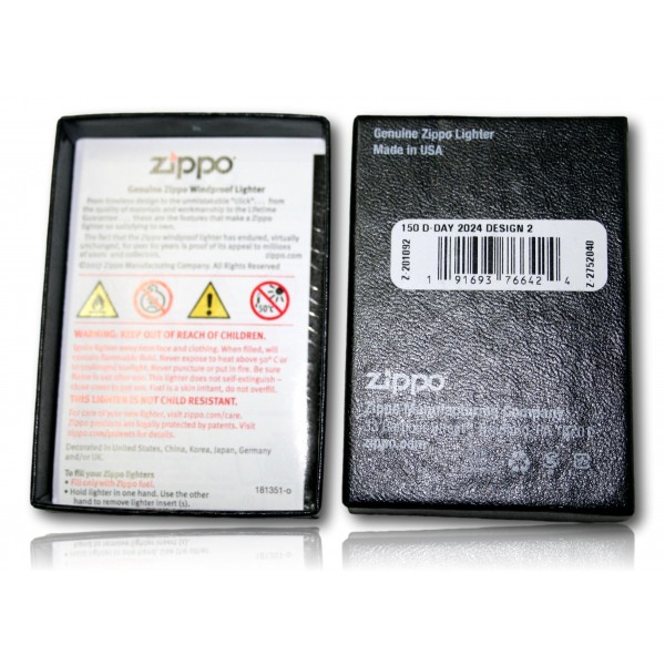 BRIQUET VERITABLE ZIPPPO D-DAY NORMANDY