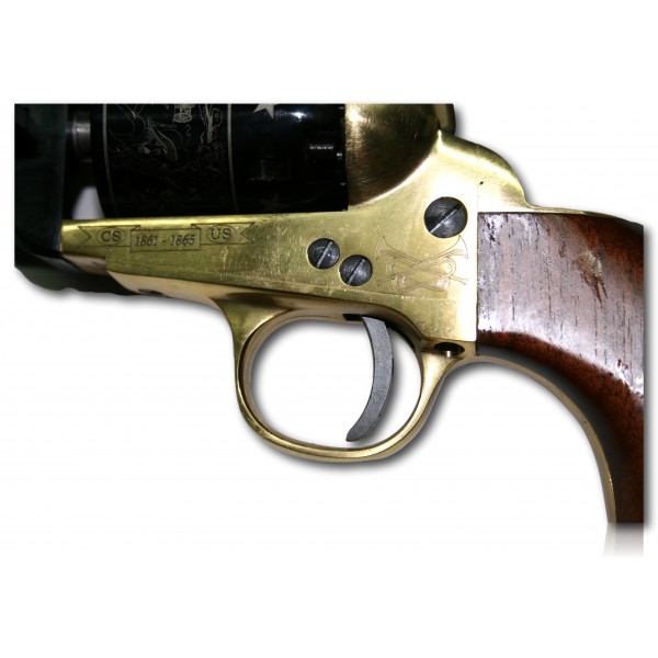 REVOLVER PIETTA MOD 1851 REB NORD NAVY CAL. 36 POUDRE NOIR