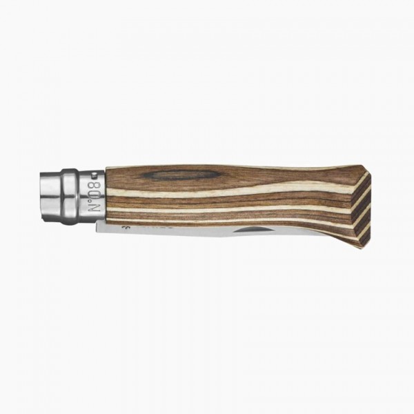 OPINEL BOULEAU LAMELLE BRUN N° 08