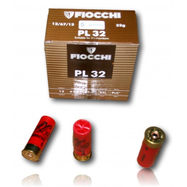 CARTOUCHES FIOCCHI CAL 12/67 32GR N°5 EN CARTON DE 250