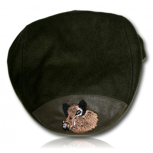CASQUETTE CHAUDE MOTIF SANGLIER