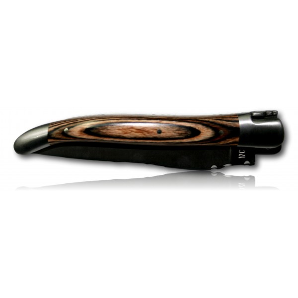 COUTEAU LAGUIOLE EN AUBRAC 12CM INOX PAKAWOOD