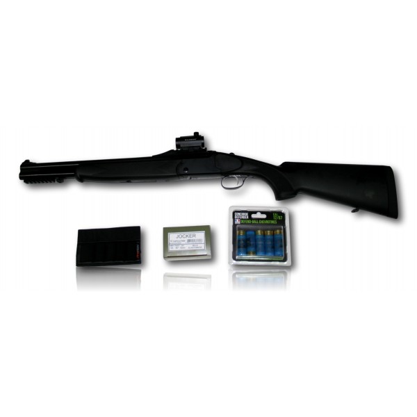 PACK TACTIQUE FUSIL SOPERPOSE SLUG COUNTRY CAL 12/76 AVEC ACCESSOIRES