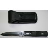 COUTEAU AUTOMATIQUE MIKOV PREDATOR ABS NOIR 11CM + ETUI CUIR
