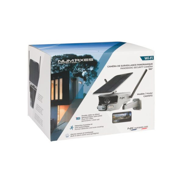 CAMERA DE SURVEILLANCE PANORAMIQUE NUMAXES CAM1072 – WI-FI