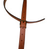 BRETELLE FUSIL NON DOUBLEE 25MM CUIR ANTIQUE NATUREL