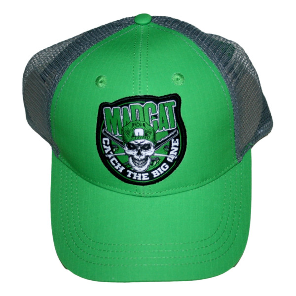 CASQUETTE BASEBALL MADCAT SKULL TAILLE UNIQUE VERTE