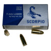 MUNITIONS STV SCORPIO 9MM LUGER 124 GRAINS FMJ LOT DE 1000