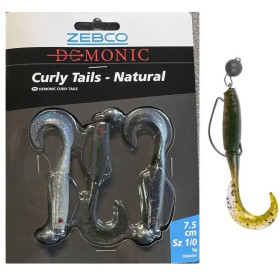 LOT 3 LEURES SOUPLE TEXAN 7.5CM 5GR 1/0