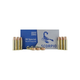 MUNITIONS STC CAL 38SP FMJ 10.2 GRAMMES BOITE DE 50
