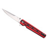 COUTEAU THIRD ALUMINIUM ROUGE 11,5CM INOX