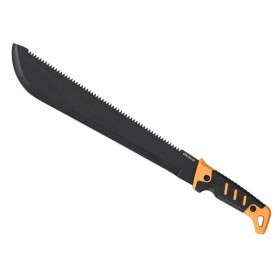 MACHETTE HERBERTZ NOIR/ORANGE 36CM INOX + ETUI