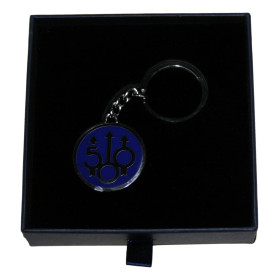 PORTE CLEF BERETTA 500 ANS BLEUE ET ARGENT