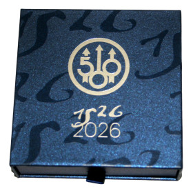 PORTE CLEF BERETTA 500 ANS BLEUE ET ARGENT
