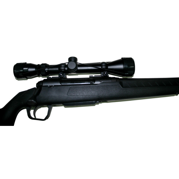CARABINE SAVAGE AXIS XP SR INT CANON 56CM FILETAGE 1/2X28 CAL 222 AVEC OPTIQUE 3X9