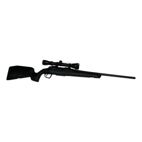 CARABINE SAVAGE AXIS XP SR INT CANON 56CM FILETAGE 1/2X28 CAL 222 AVEC OPTIQUE 3X9