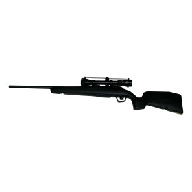 CARABINE SAVAGE AXIS XP SR INT CANON 56CM FILETAGE 1/2X28 CAL 222 AVEC OPTIQUE 3X9
