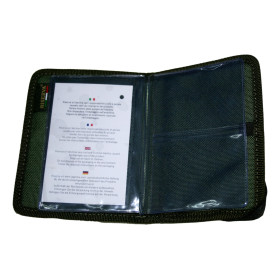 PORTE PERMIS DE CHASSE CORDURA 9X12.5CM