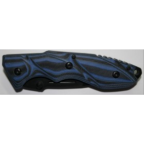 COUTEAU PLIANT ALBAINOX NOIR ET BLEU