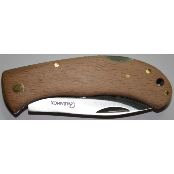 COUTEAU PLIANT ALBAINOX BOIS NATUREL 19474
